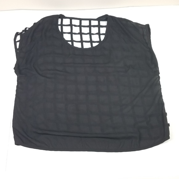 torrid Tops - Black Torrid Blouse With Fun Open Back Size 4X